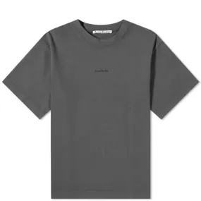 Acne Studios Extorr Stamp Logo T-ShirtSlate Grey