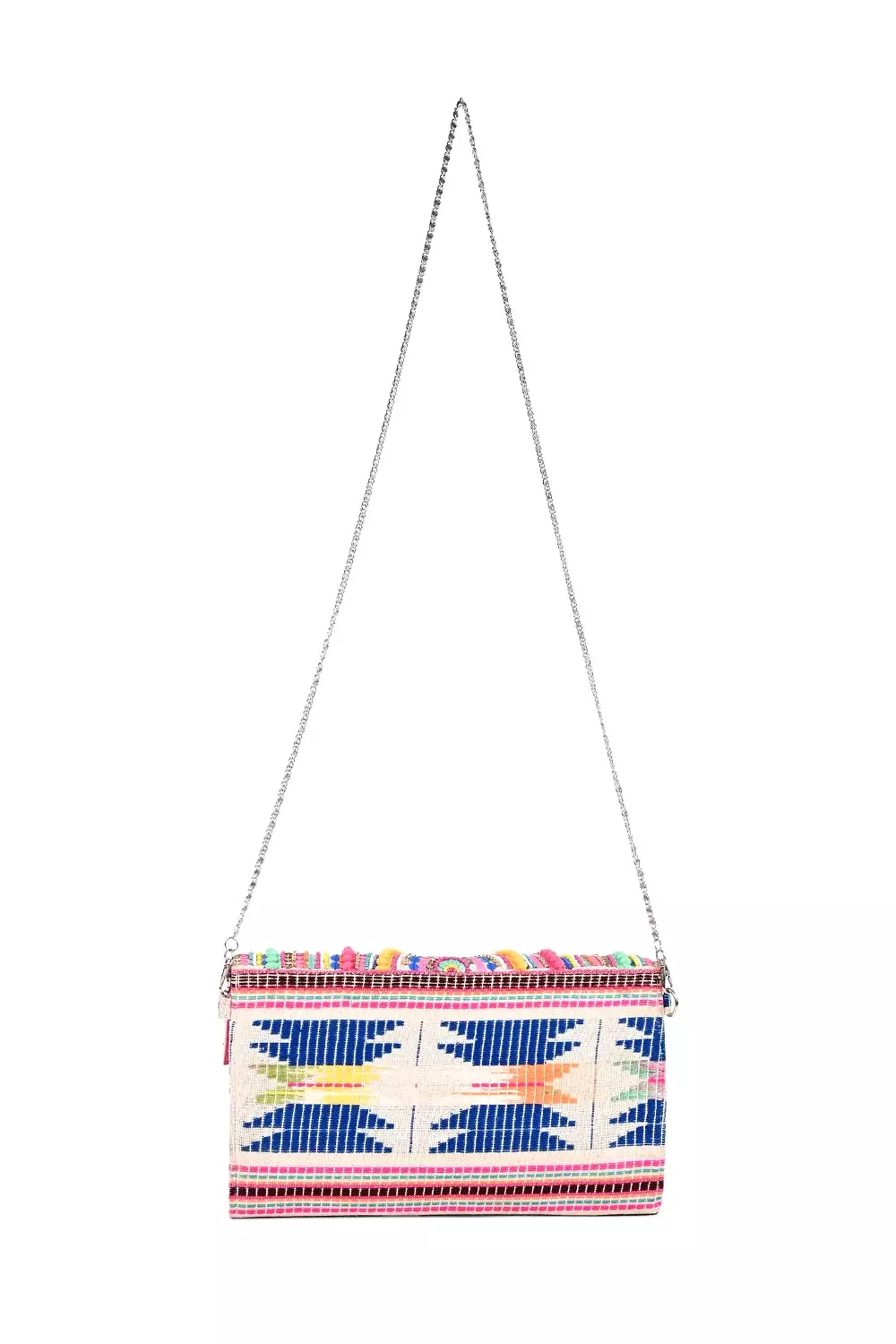 ALEX POM POM CLUTCH