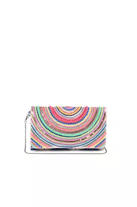 ALEX POM POM CLUTCH