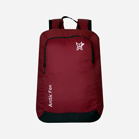 Arctic Fox Pug Dobby Maroon Backpack