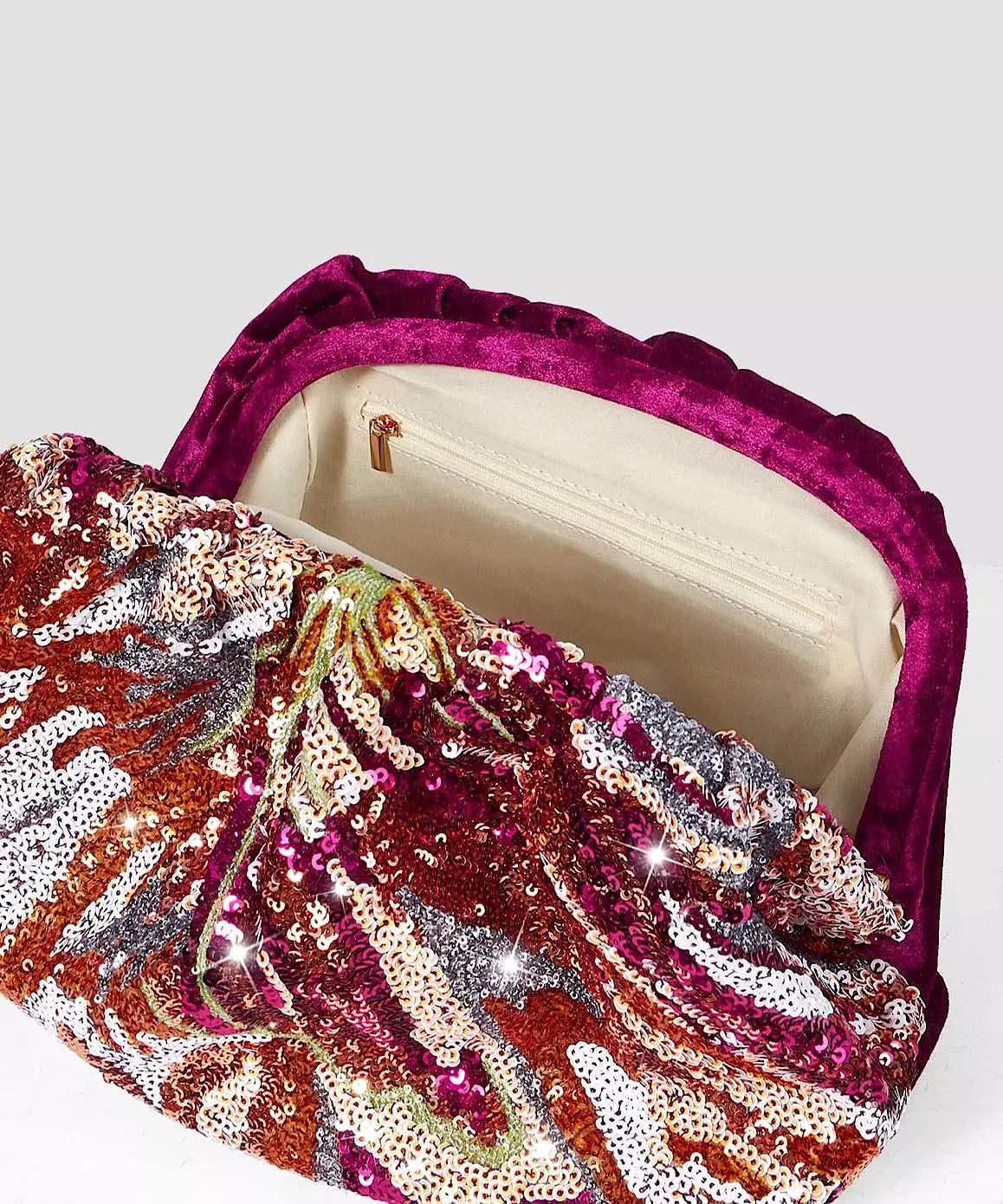 Bedazzled Sequin Evening Clutch