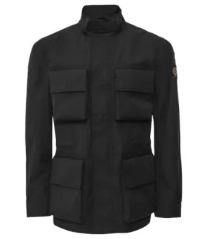 Belstaff Black Gabardine Sprint Jacket