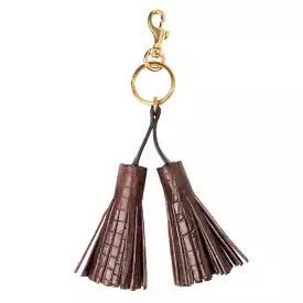 Caiman Tassel Keychain :: Chocolate