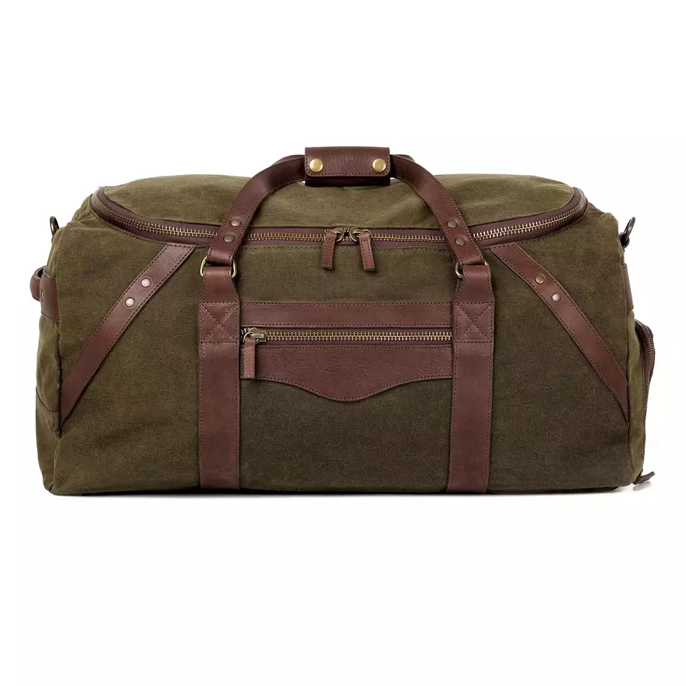 Campaign Waxed Canvas Large Duffle Bag