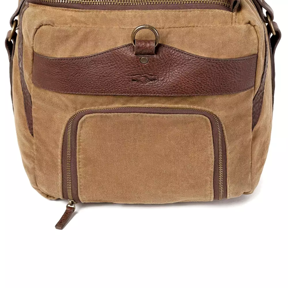 Campaign Waxed Canvas Large Duffle Bag