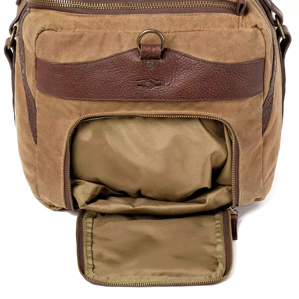 Campaign Waxed Canvas Large Duffle Bag