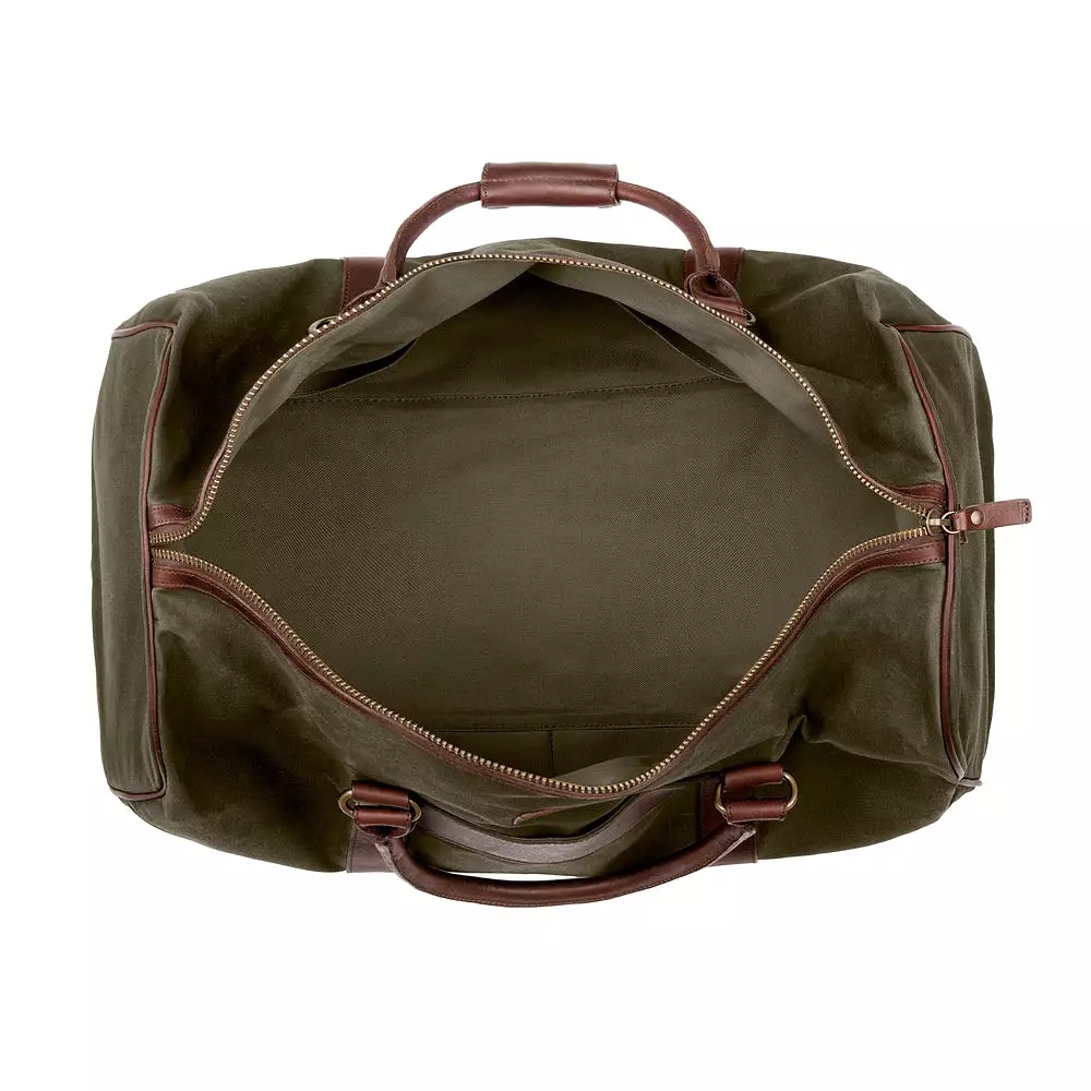 Campaign Waxed Canvas Large Field Duffle Bag