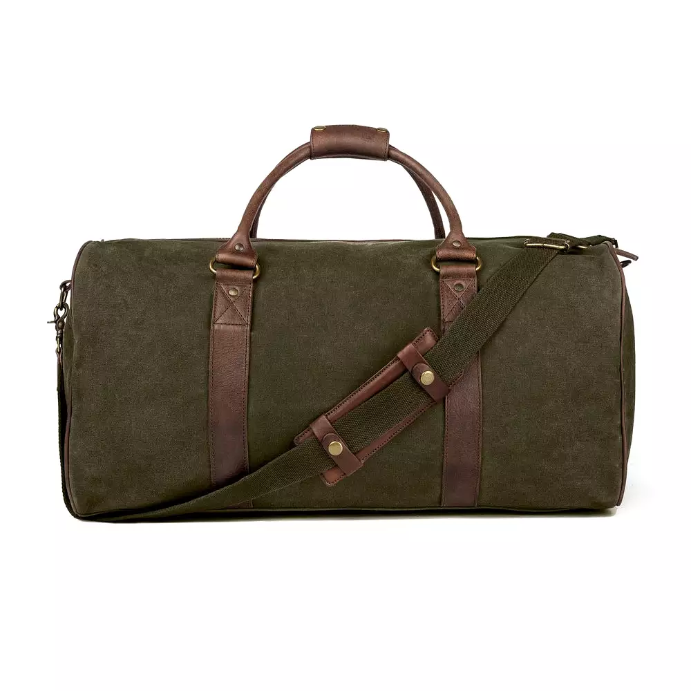 Campaign Waxed Canvas Large Field Duffle Bag