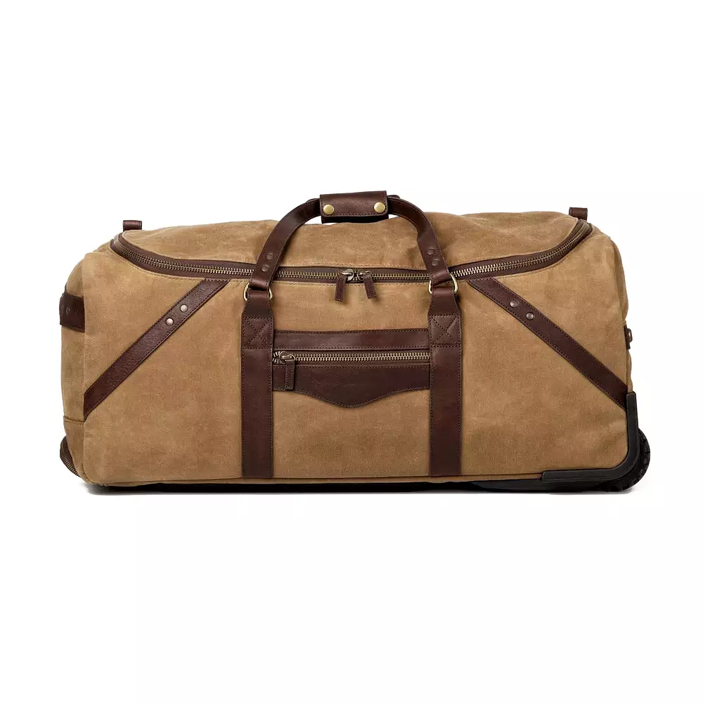 Campaign Waxed Canvas Large Roller Duffle Bag