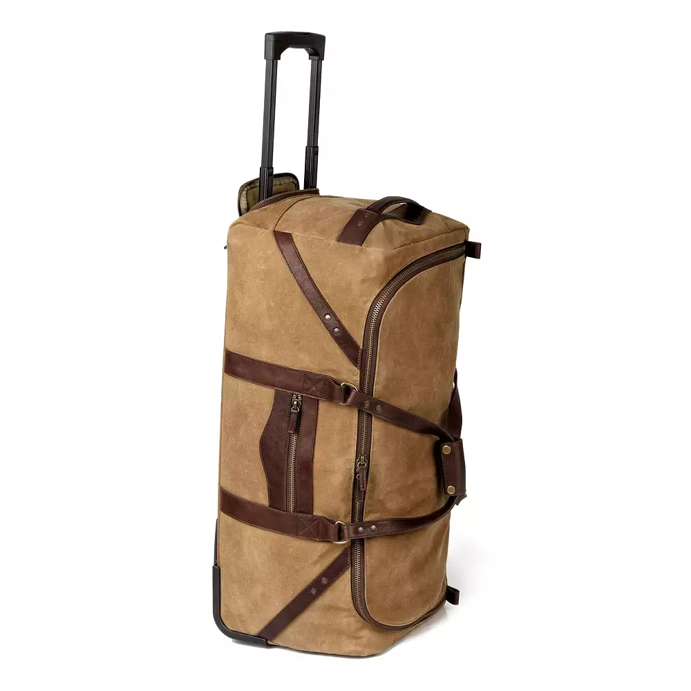 Campaign Waxed Canvas Large Roller Duffle Bag