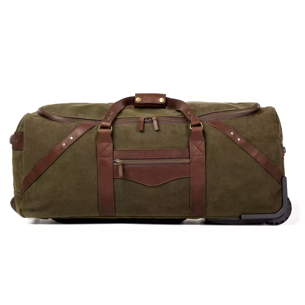 Campaign Waxed Canvas Large Roller Duffle Bag