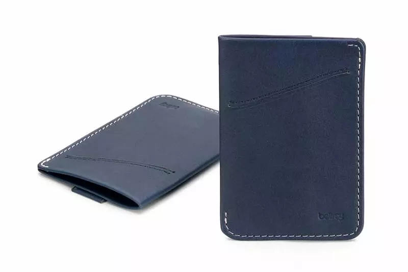 CARD SLEEVE WALLET - BLUE STEEL