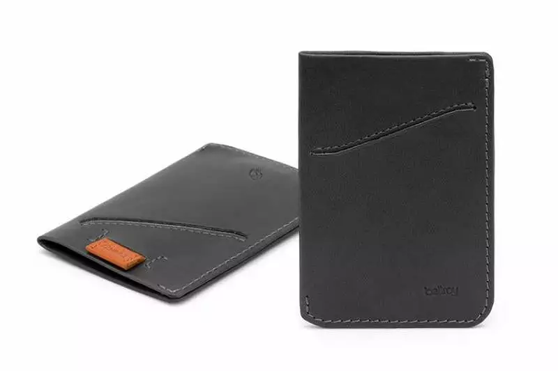 CARD SLEEVE WALLET - CHARCOAL