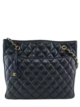 Chanel Vintage Lambskin Quilted Shoulder Bag