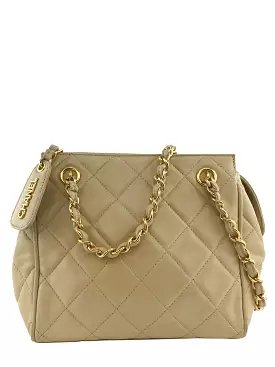 Chanel Vintage Lambskin Quilted Shoulder Bag