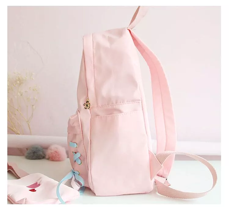 CHIC LOVE LETTER EMBROIDERY BACKPACK BY50705