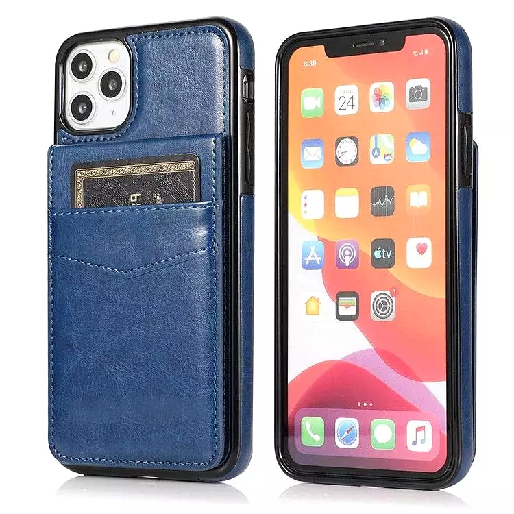 Classic 6 Card Slots Wallet Phone Case For iPhone