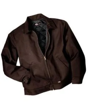 Dickies Lined Eisenhower Jacket JT15 Dark Brown