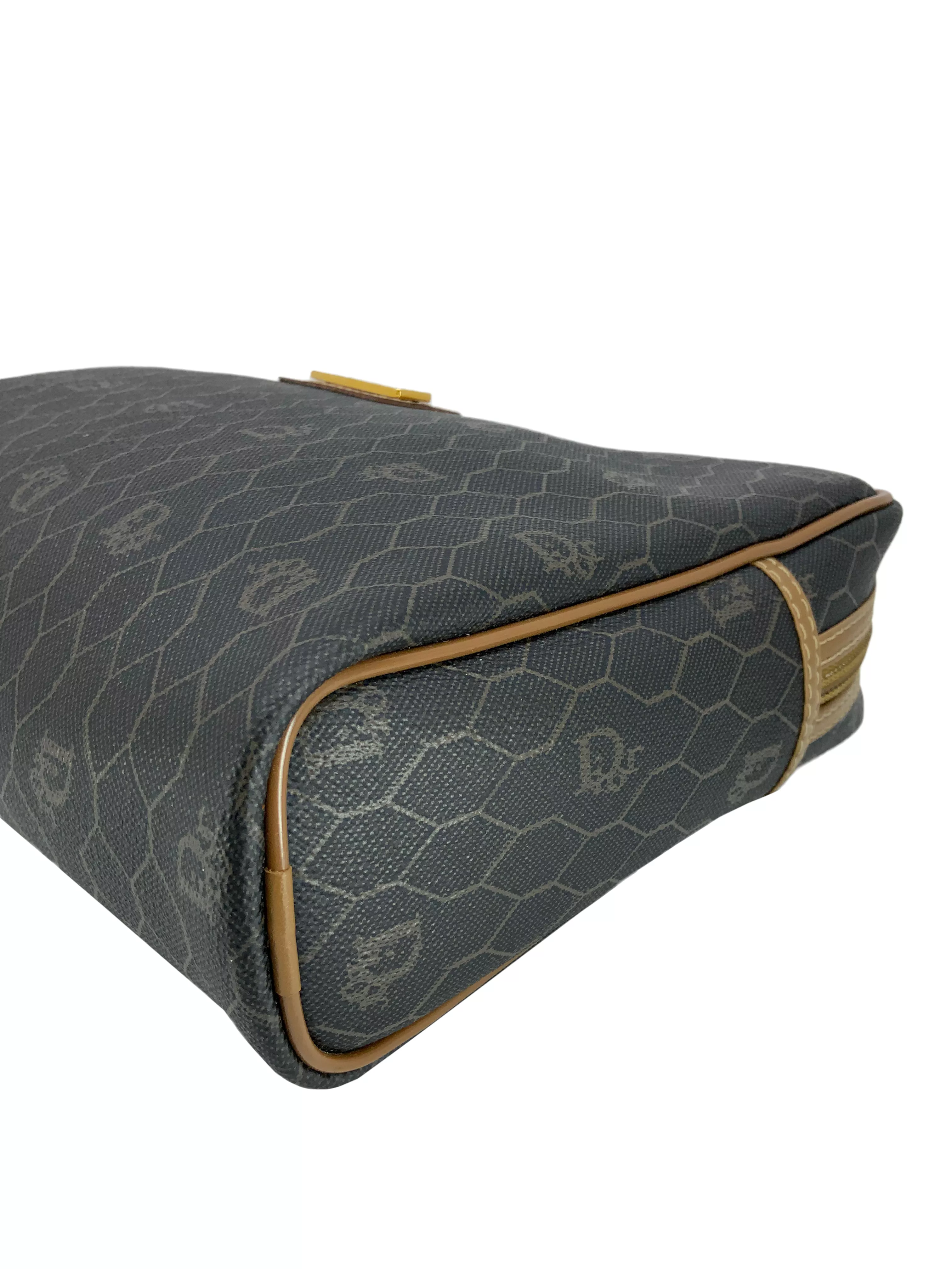 Dior Honeycomb Coated Canvas Monogram Toiletry Pouch