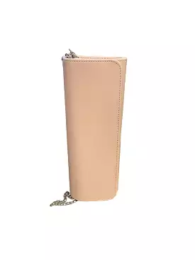 EMIS Pearl Pink Leather Clutch Bag