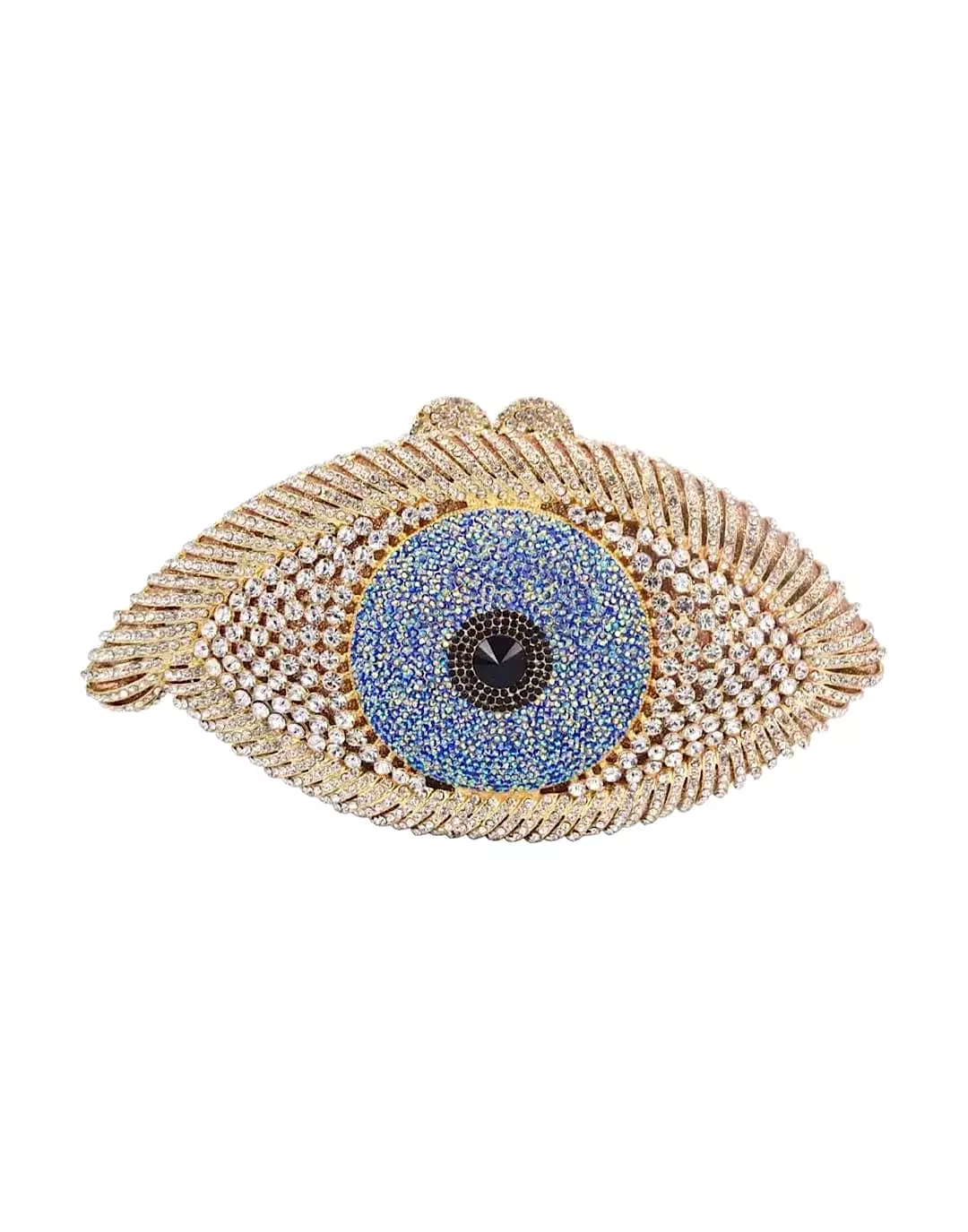 Evil Eye Crystal Evening Clutch