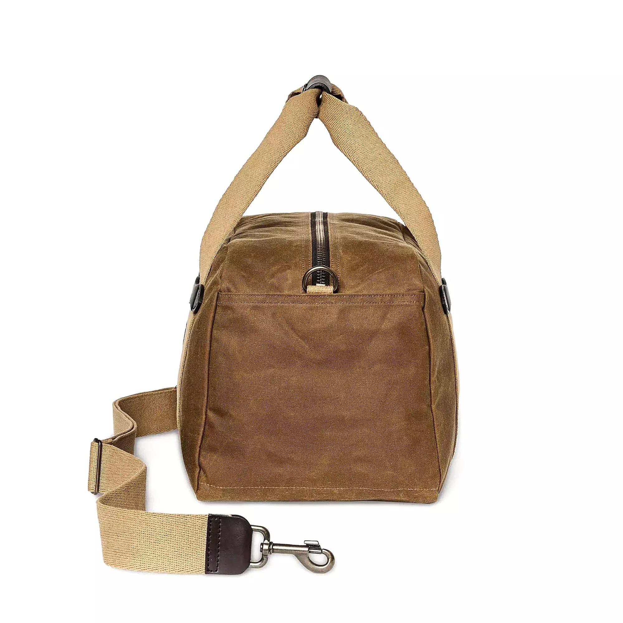 Filson Tin Cloth Small Duffle Bag - Dark Tan