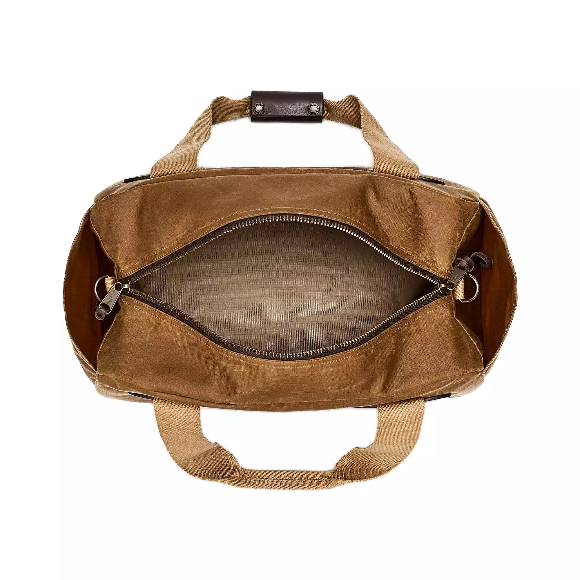 Filson Tin Cloth Small Duffle Bag - Dark Tan