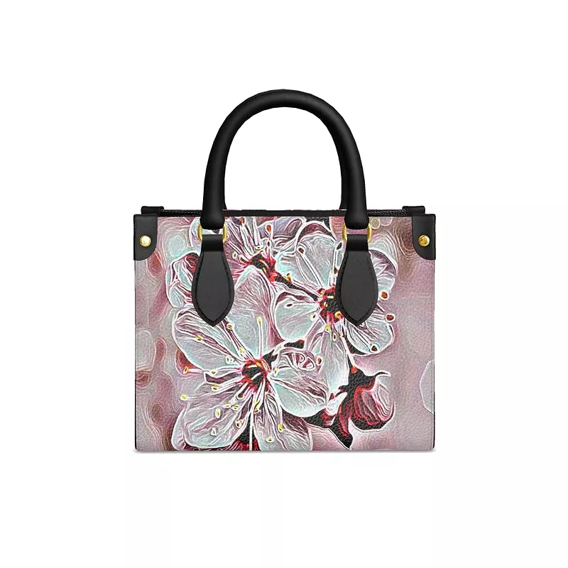 Floral Embosses: Pictorial Cherry Blossoms 01-03 Designer Mini Bonchurch Shopper Bag