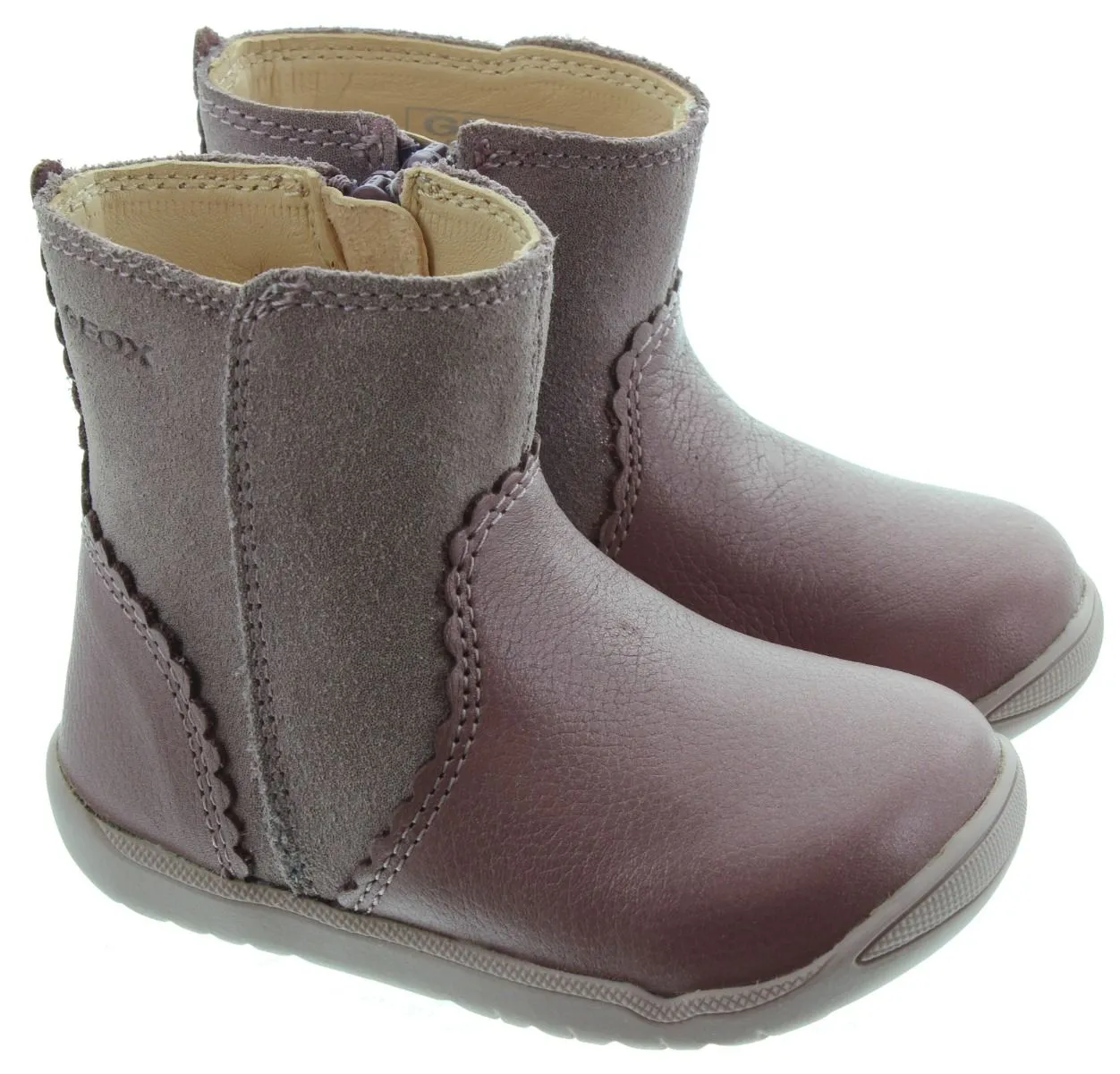 GEOX Toddlers Macchia Boots In Rose