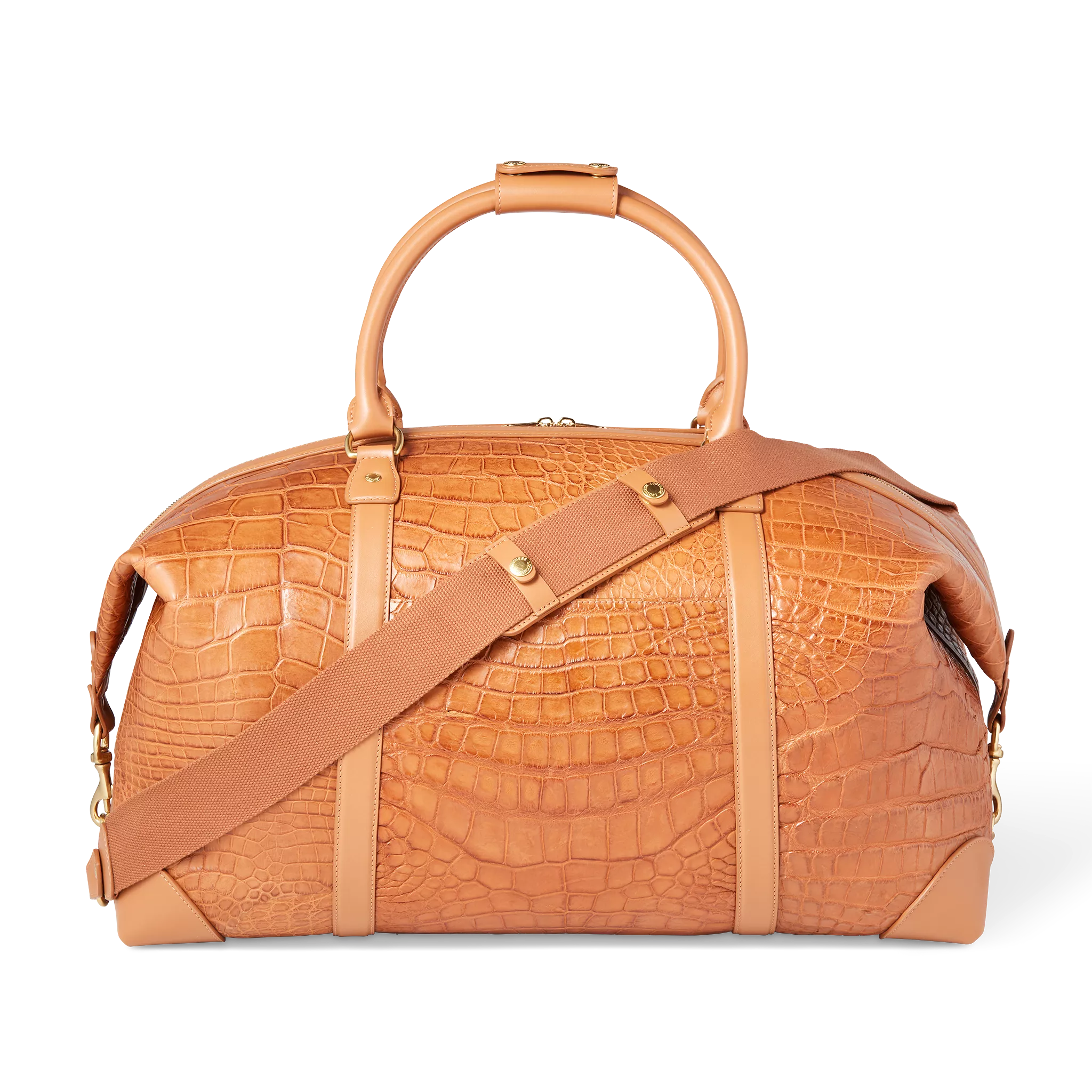 Giant Gator Duffle - Large :: Cognac/Kanga Tobac