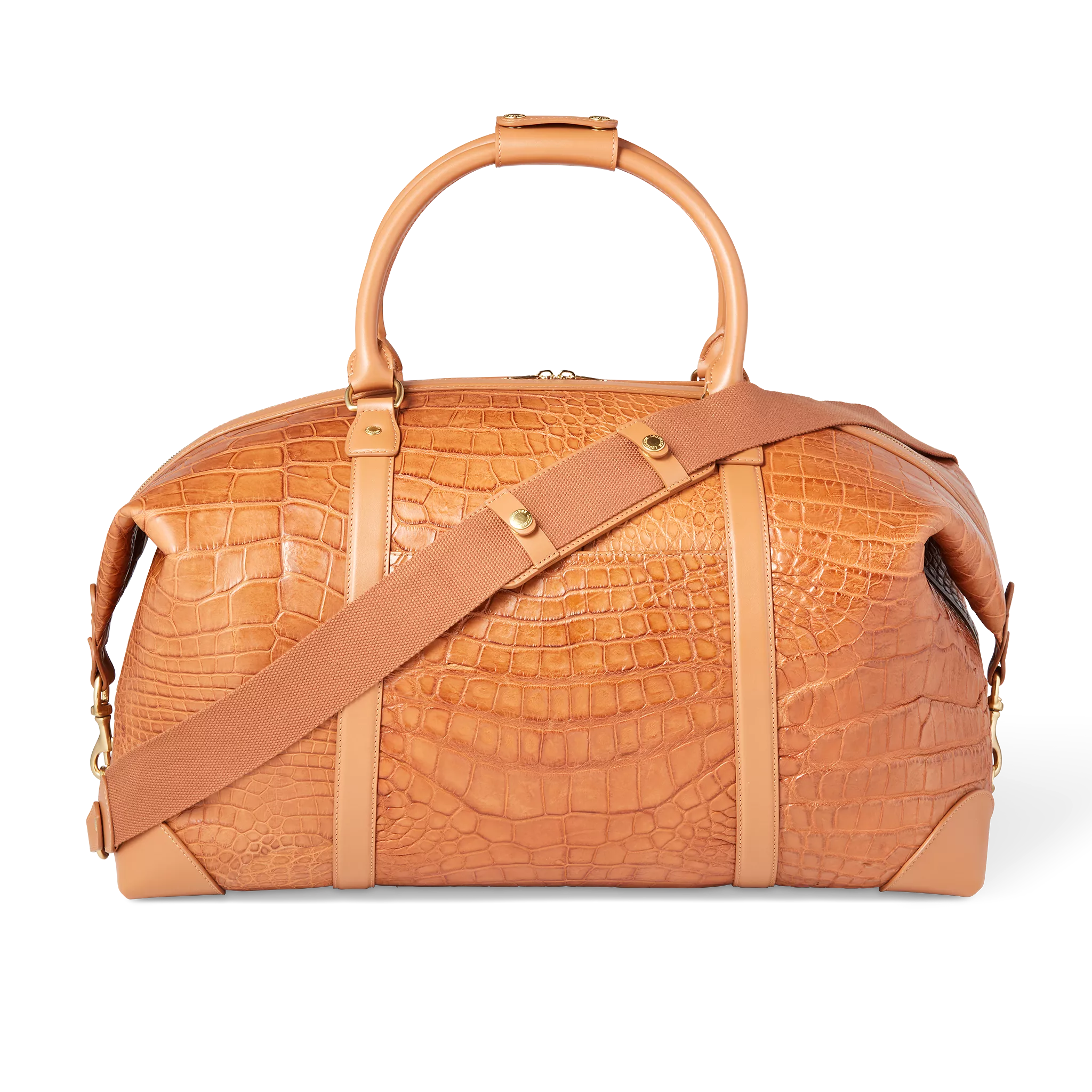 Giant Gator Duffle - Large :: Cognac/Kanga Tobac