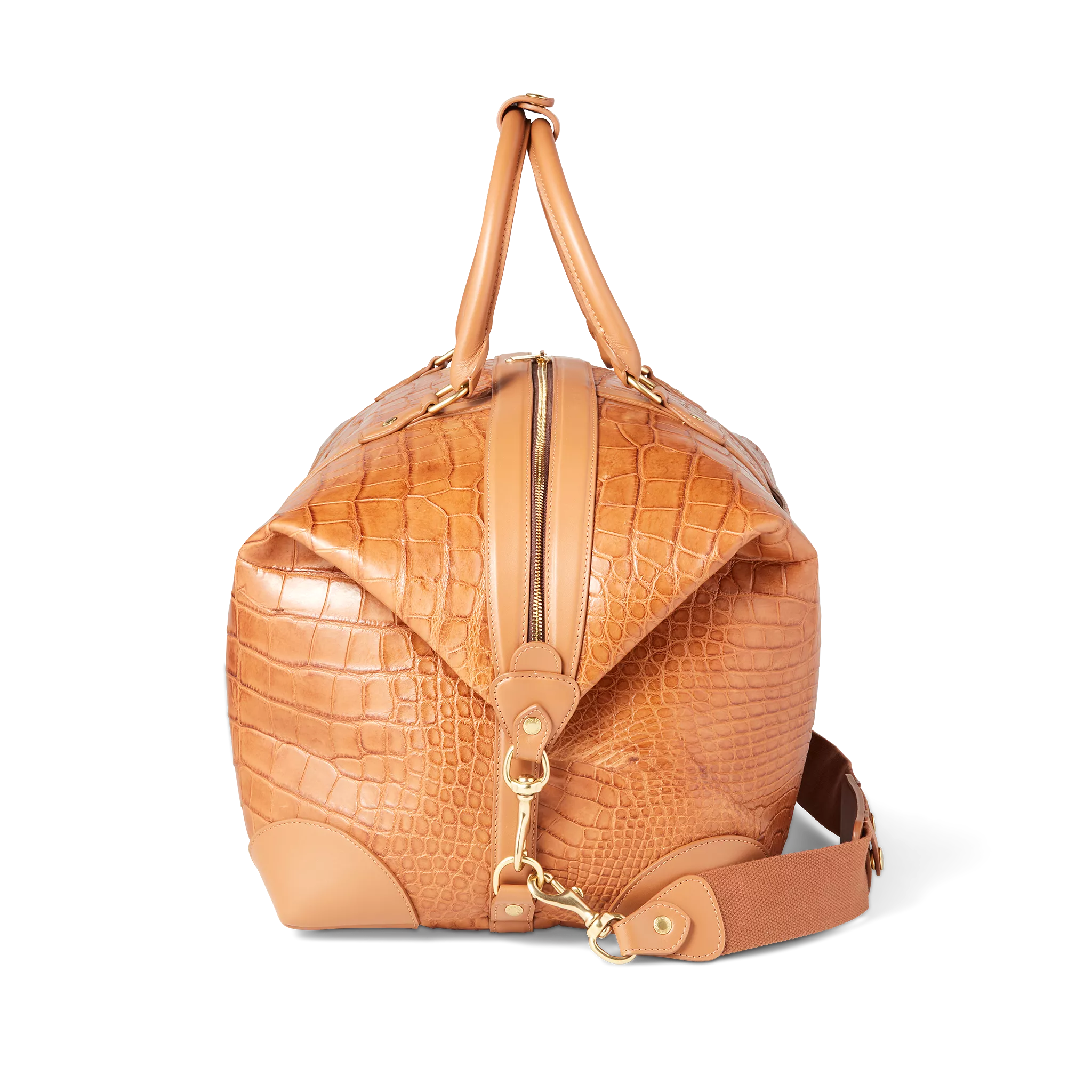 Giant Gator Duffle - Large :: Cognac/Kanga Tobac