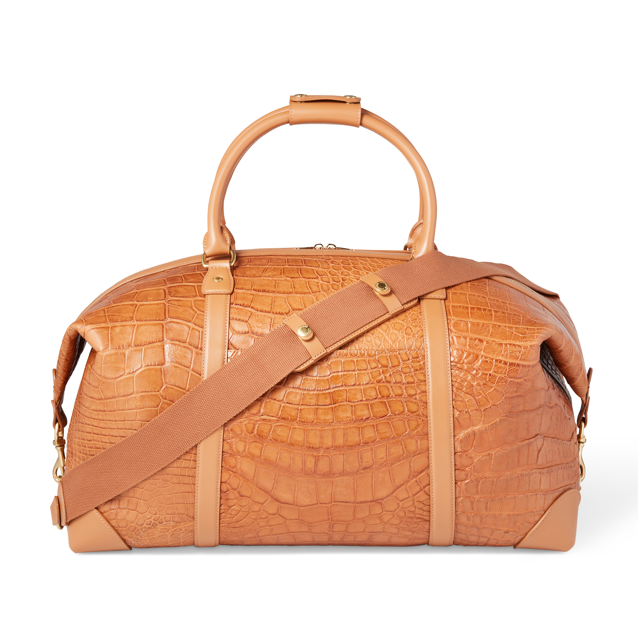 Giant Gator Duffle - Large :: Cognac/Kanga Tobac