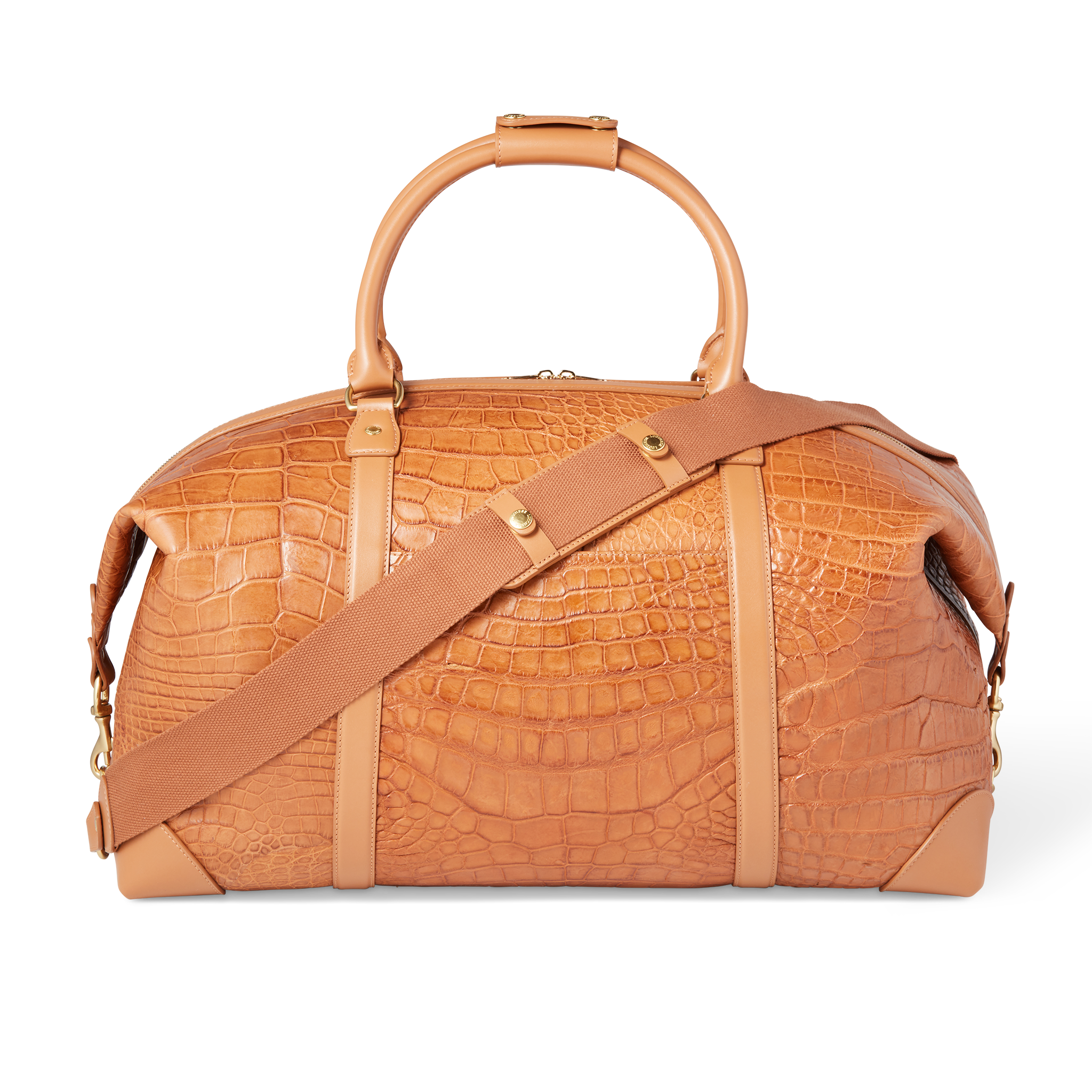 Giant Gator Duffle - Large :: Cognac/Kanga Tobac