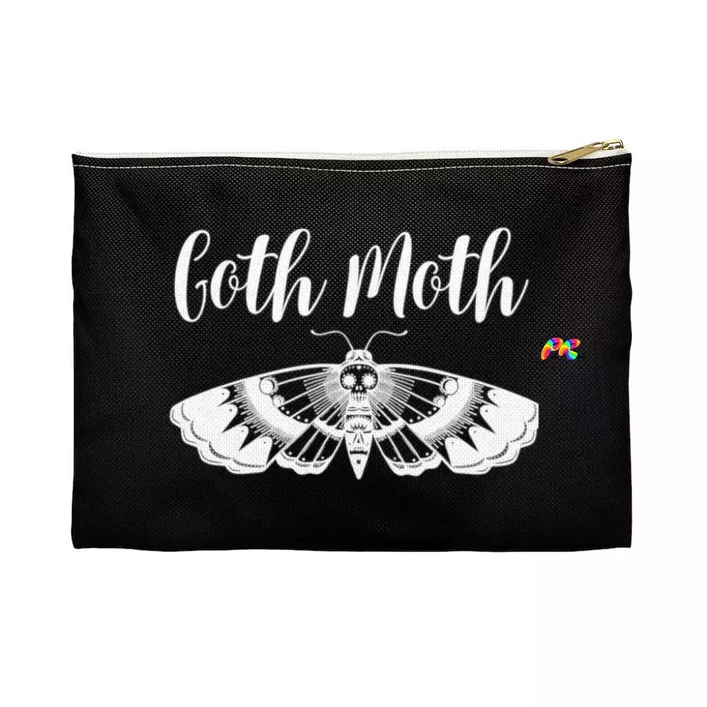 Goth Moth Accessory Pouch