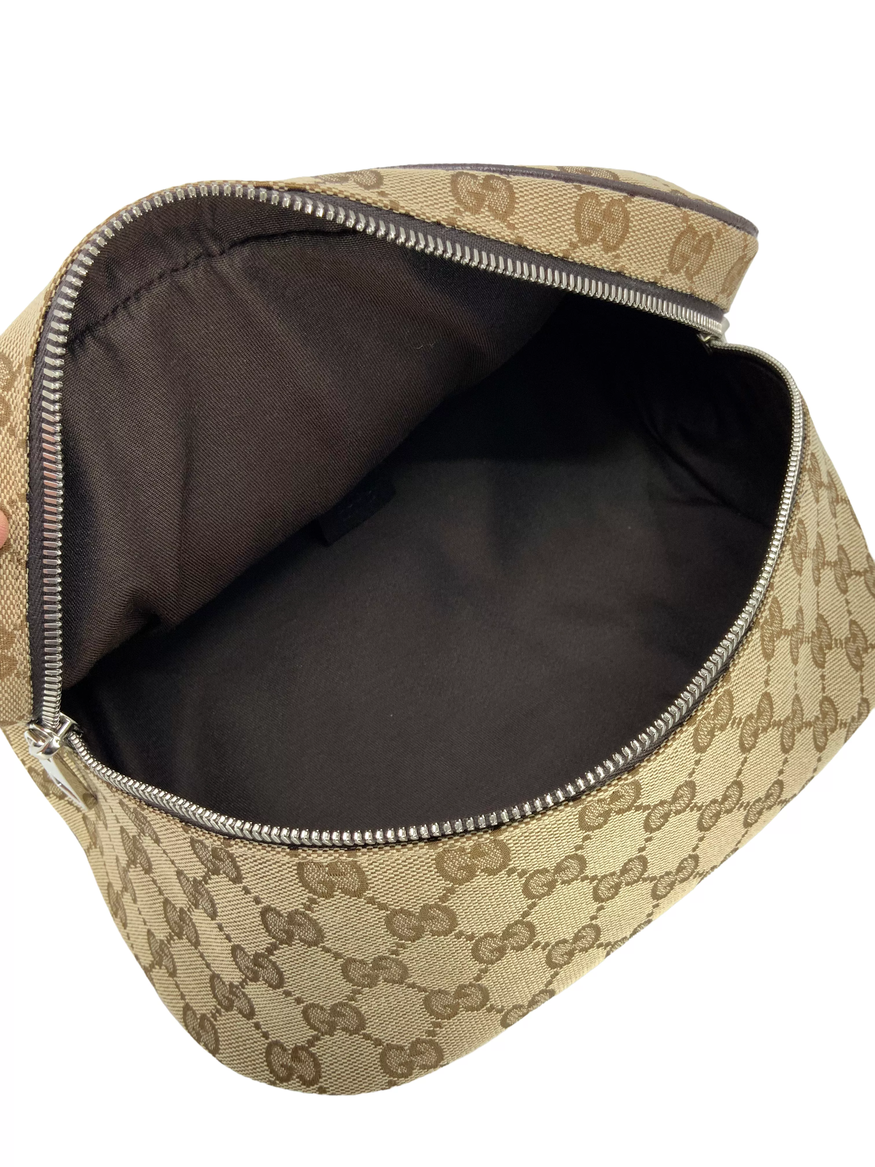 Gucci GG Monogram Canvas Waist Pouch NEW