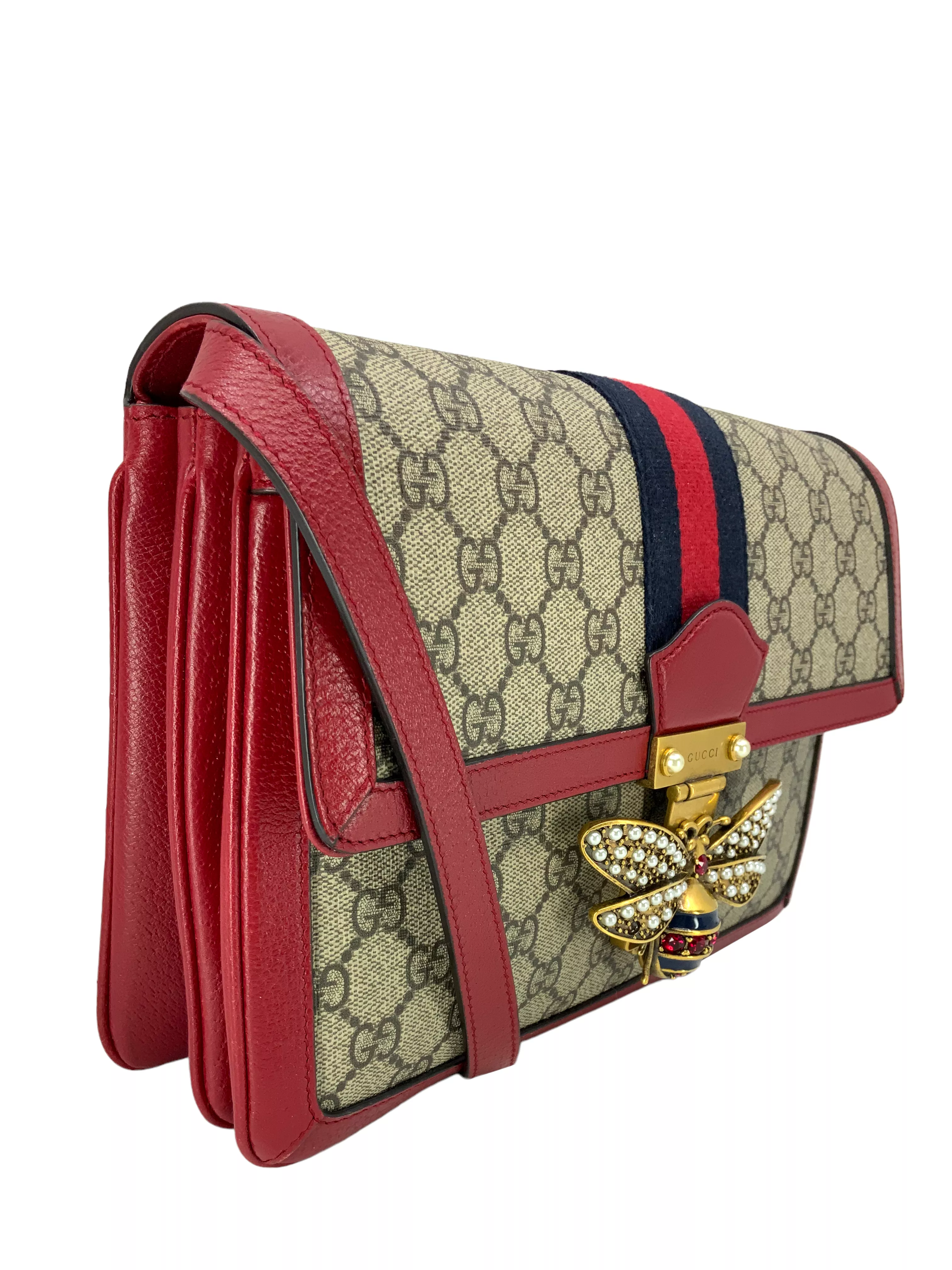 GUCCI GG Supreme Canvas Queen Margaret Shoulder Bag