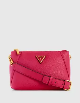 GUESS LARYN DOUBLE ZIP CROSSBODY + COLOURS