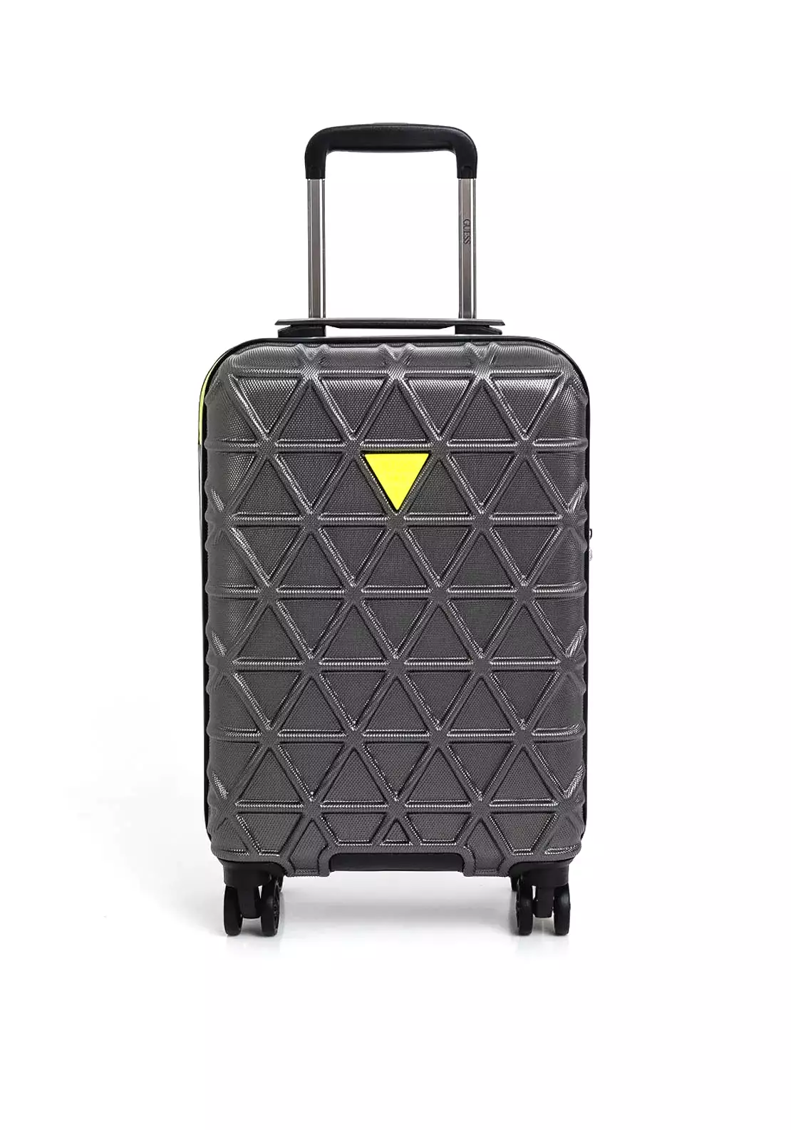 GUESS Le Disko Travel 18 8 Wheel Spinner Travel Case Gunmetal