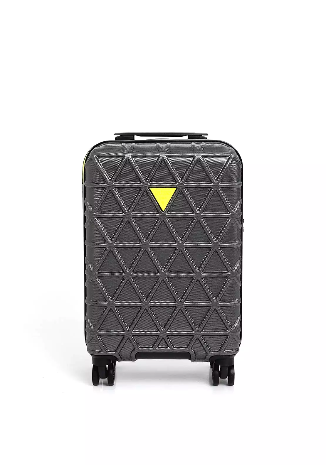 GUESS Le Disko Travel 18 8 Wheel Spinner Travel Case Gunmetal