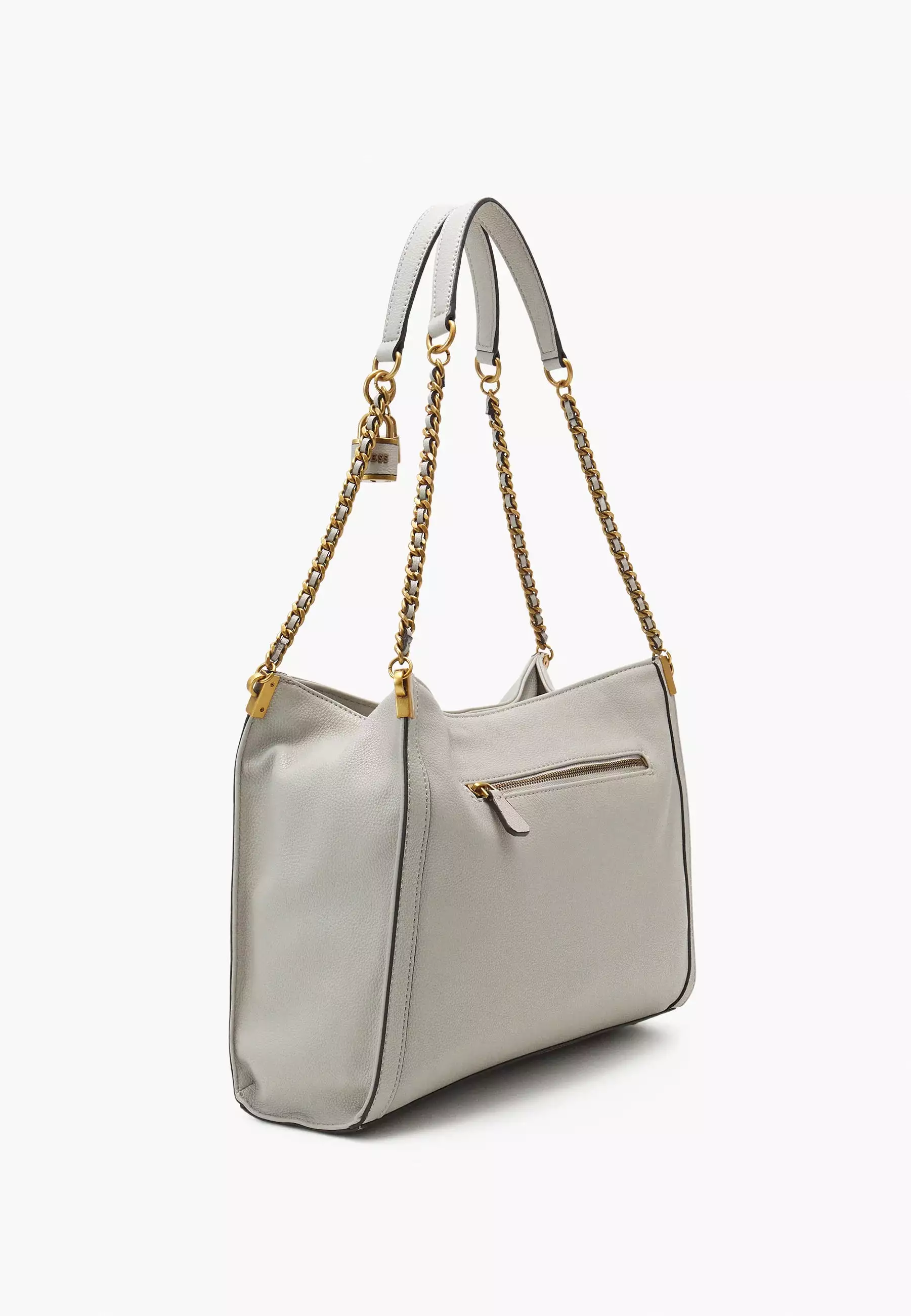 GUESS Shemara Shoulder Bag Stone