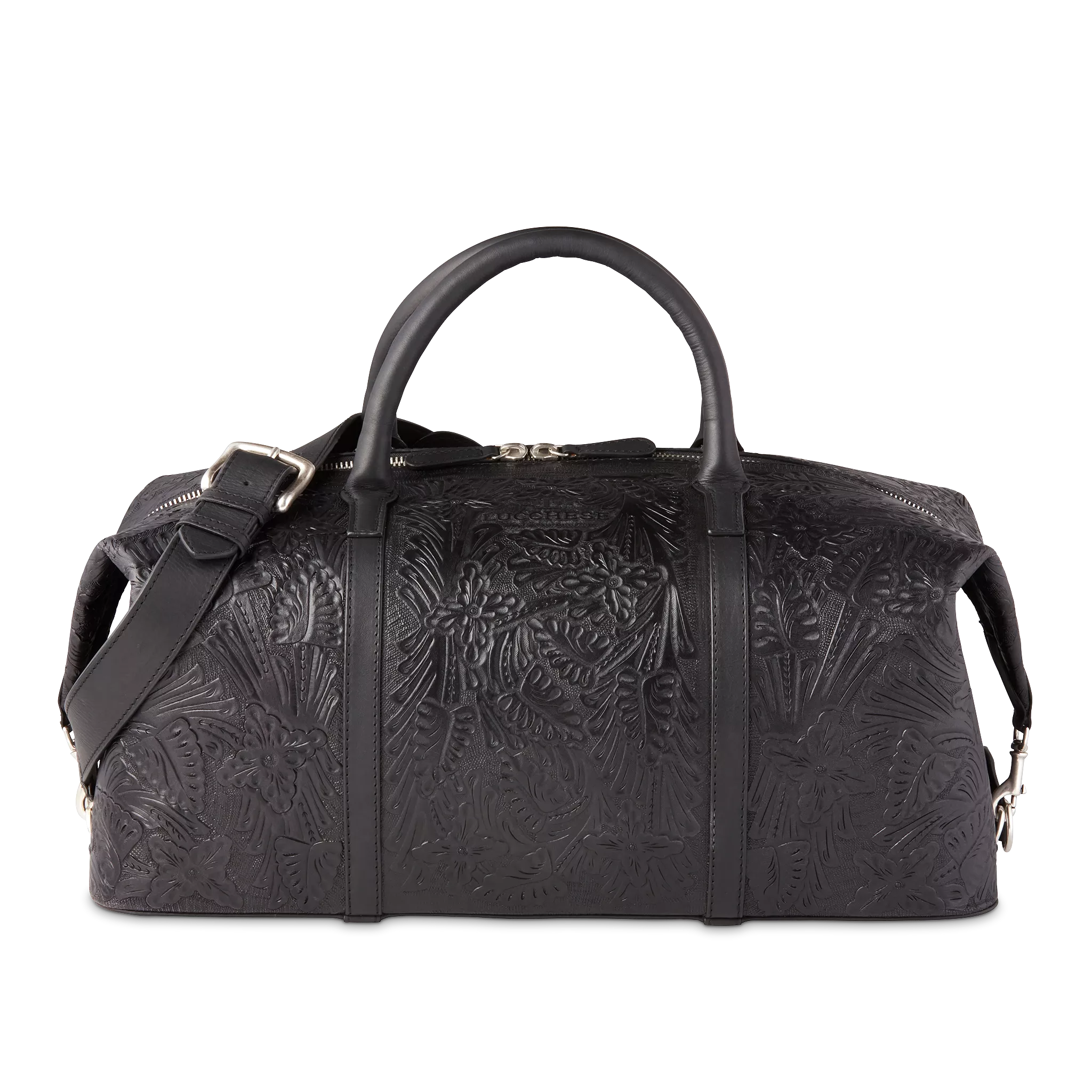 Hand-Tooled Duffle :: Black