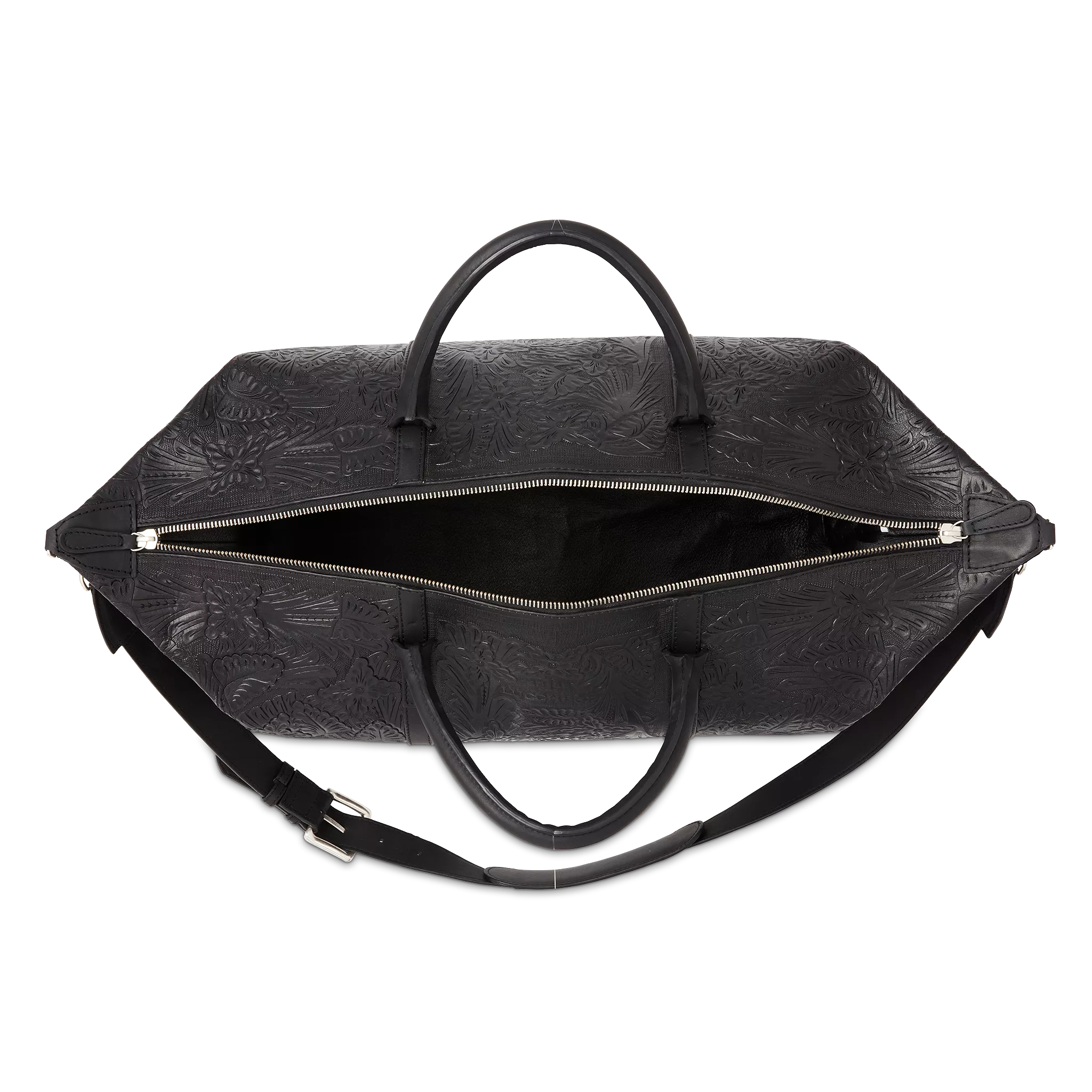 Hand-Tooled Duffle :: Black