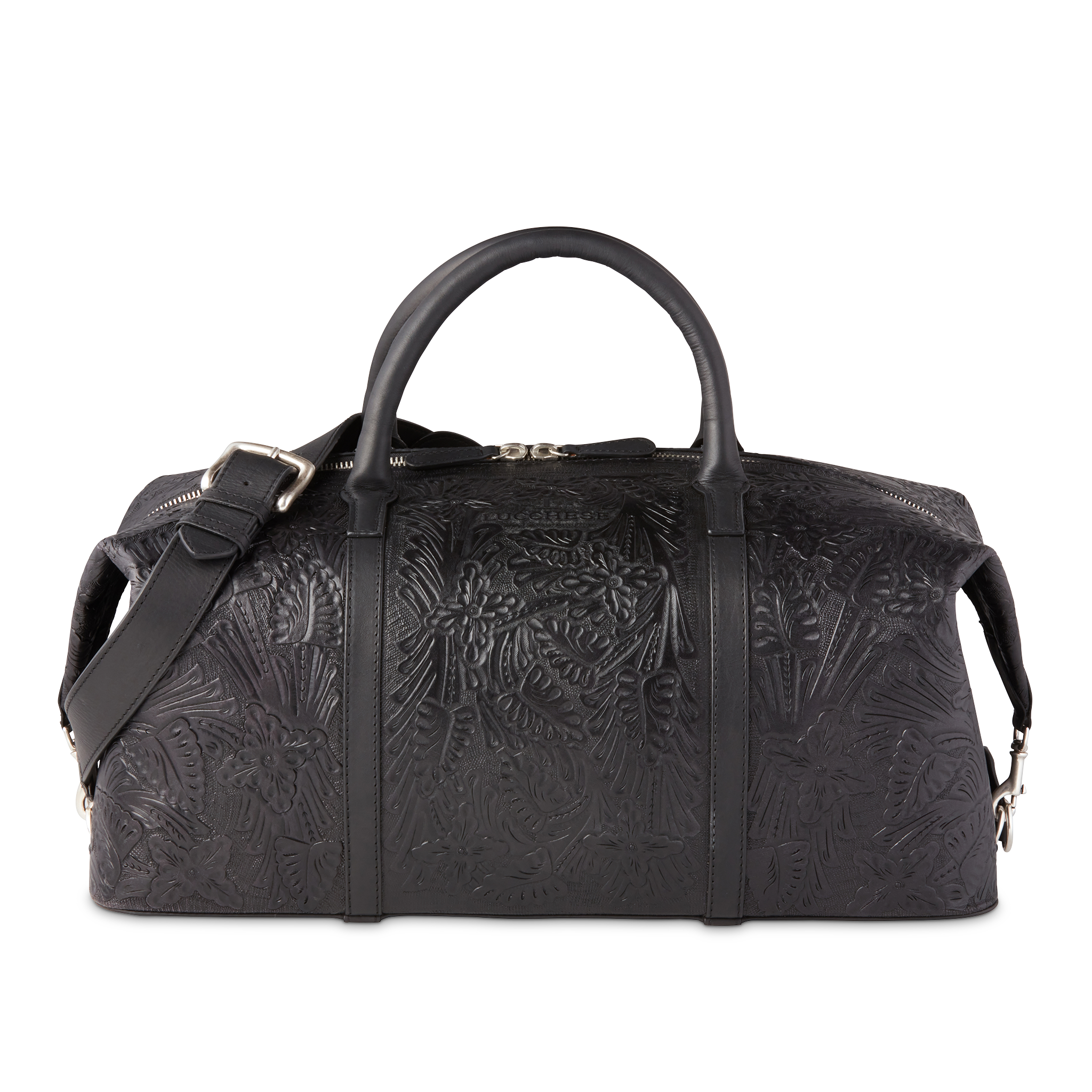 Hand-Tooled Duffle :: Black