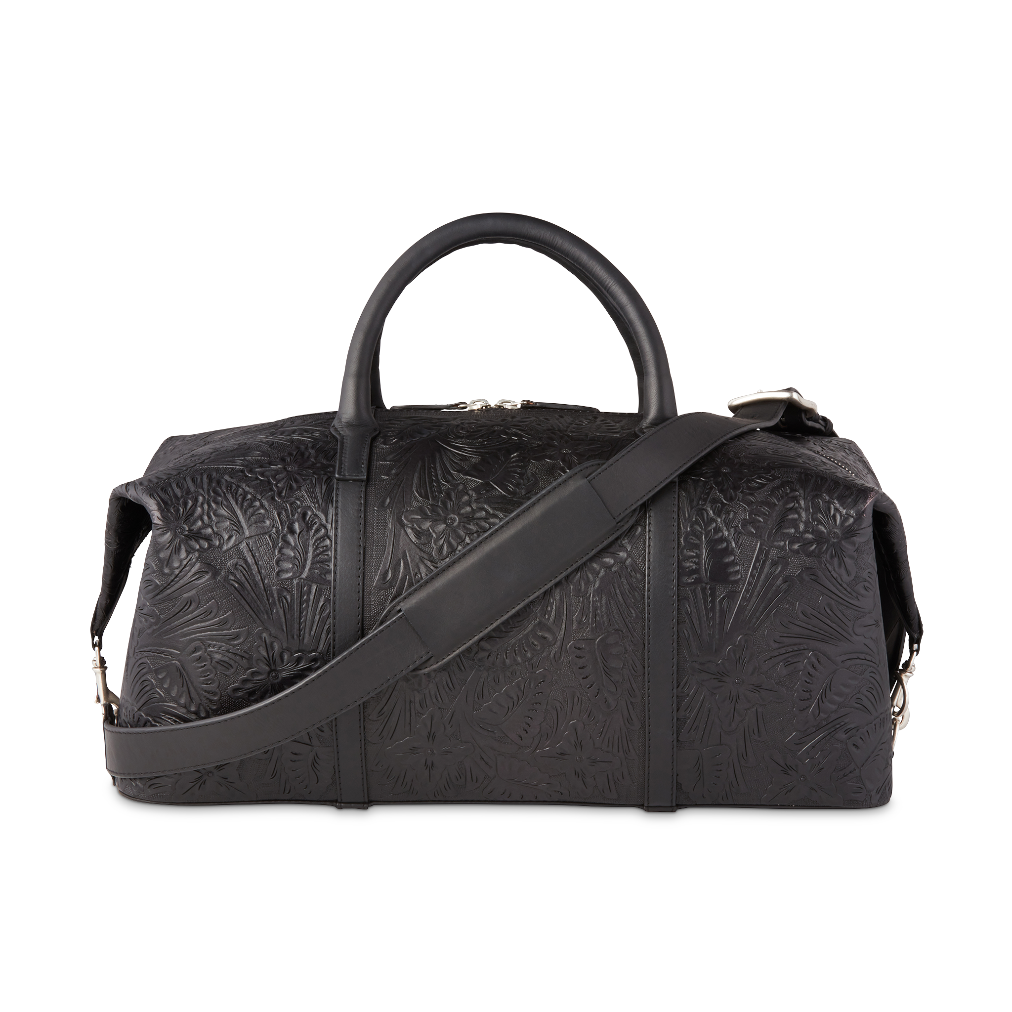 Hand-Tooled Duffle :: Black