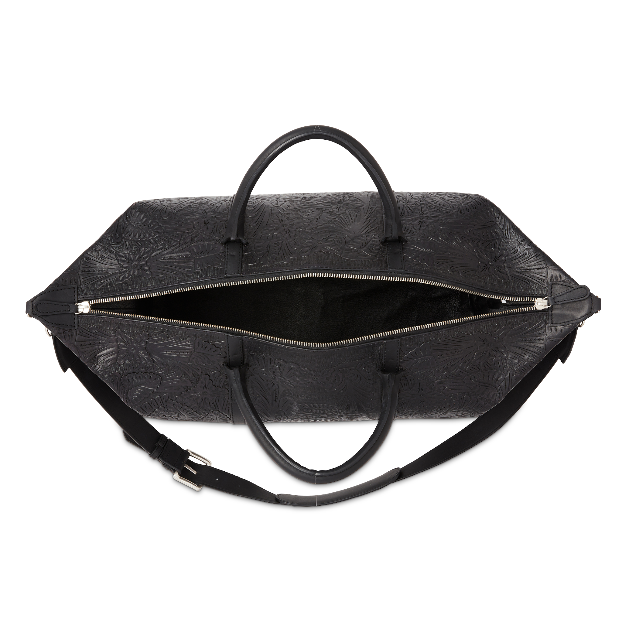 Hand-Tooled Duffle :: Black