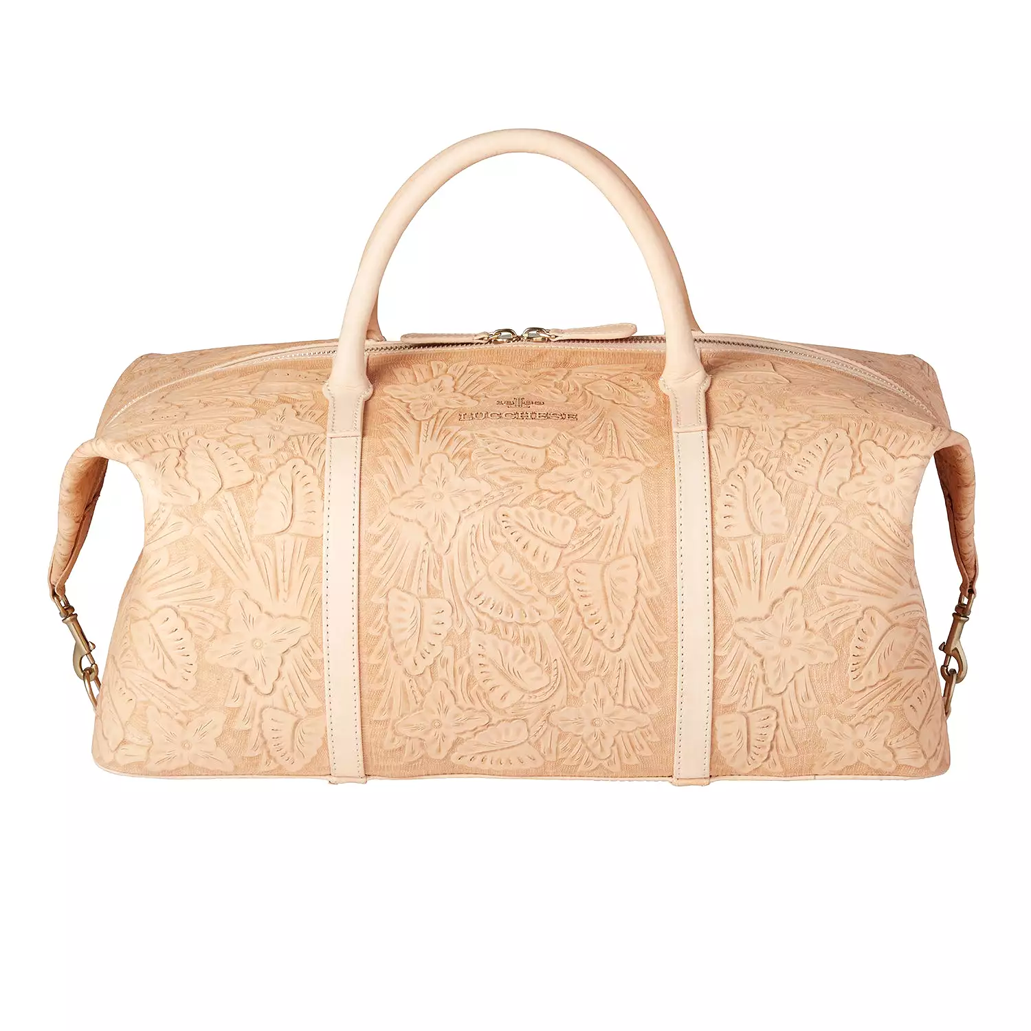 Hand-Tooled Duffle :: Natural