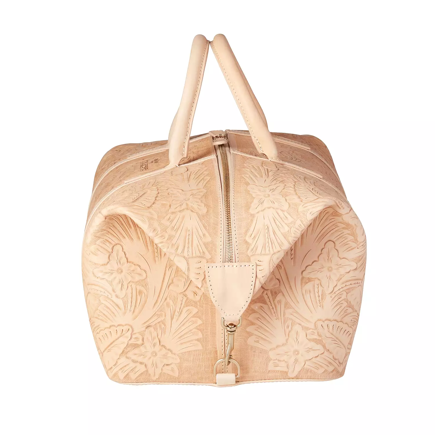 Hand-Tooled Duffle :: Natural