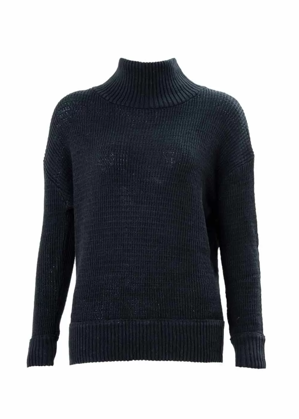 Hemp and Organic Cotton Knit Roll Neck Jumper