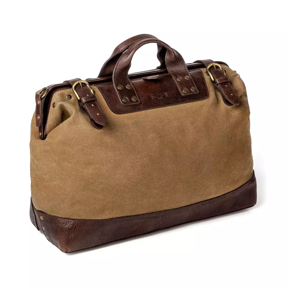 Heritage Waxed Canvas Lineman Duffle Bag